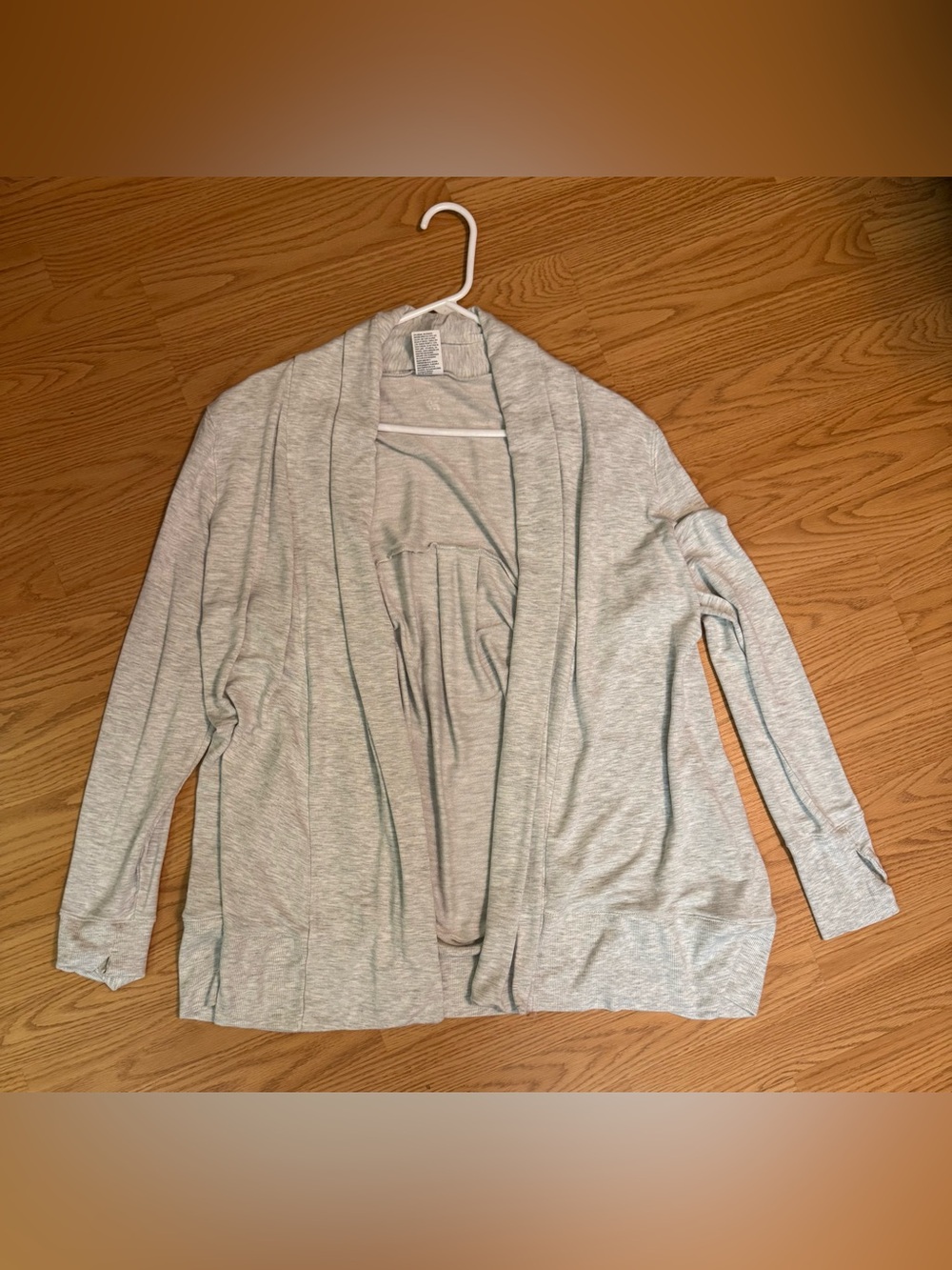 All In Motion Light Gray Open-Front Women's Cardigan Sweater S